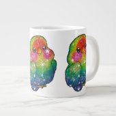 Virgo Zodiac Sign ジャンボコーヒーマグカップ (正面右)