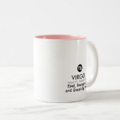 Virgo Zodiac Sign Astrology Birthday Coffee Mug ツートーンマグカップ (正面右)