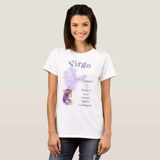 Virgo zodiac sign T-Shirt *1 Tシャツ (正面フル)
