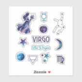 Virgo Zodiac Sticker Collection シール (シート)