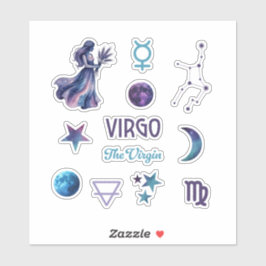Virgo Zodiac Sticker Collection シール