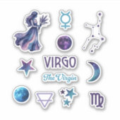 Virgo Zodiac Sticker Collection シール (正面)