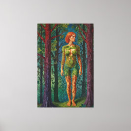 “Viridra’s Portrait” -  Veins of the Canopy    キャンバスプリント