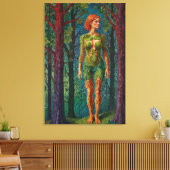 “Viridra’s Portrait” -  Veins of the Canopy    キャンバスプリント (インサイチュ (リビング))