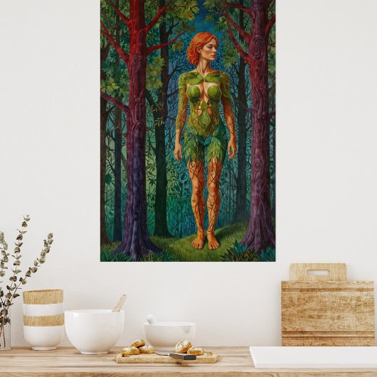 “Viridra’s Portrait” - Veins of the Canopy ポスター (キッチン)