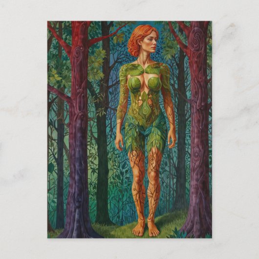 “Viridra’s Portrait” -  Veins of the Canopy    ポストカード (正面)
