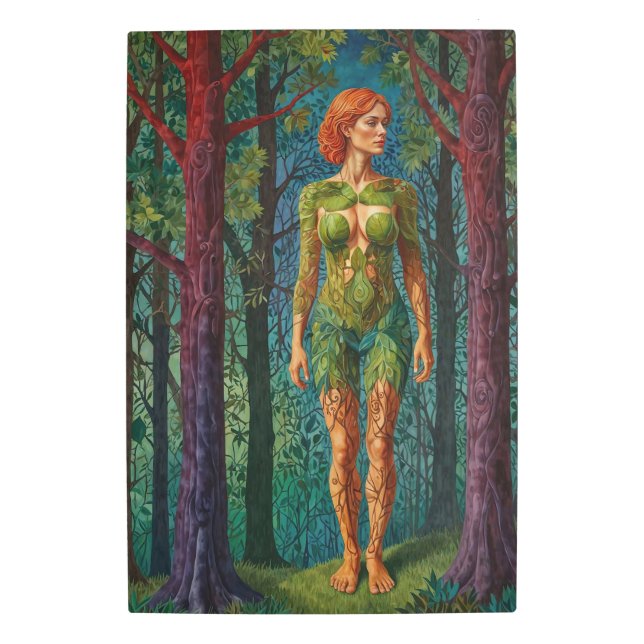 “Viridra’s Portrait” -  Veins of the Canopy    メタルプリント (正面)