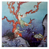 Viriginia Frances Sterrettによる「海の下」 タイル (正面)