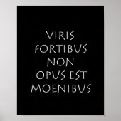 Viris fortibus非opus est moenibus ポスター (正面)