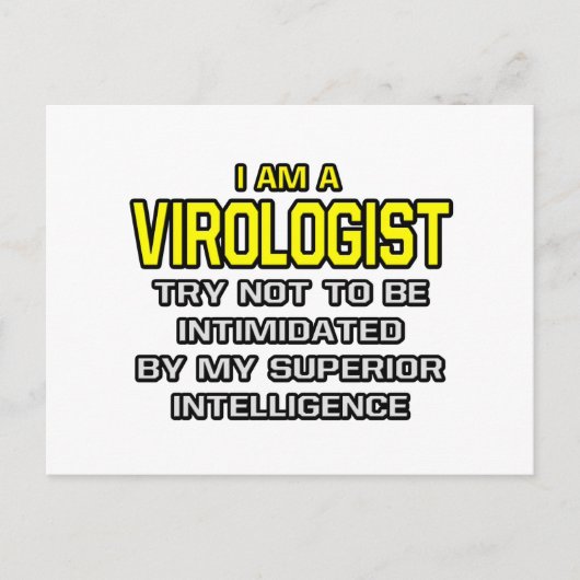 Virologist...Superior Intelligence ポストカード (正面)