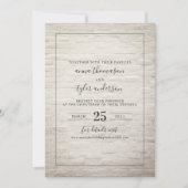 Virtual 結婚's Livestream Black & White Brick 招待状 (正面)