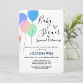 Virtual Baby Shower by Mail Balloons 招待状 (スタンド正面)