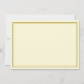 Virtual Baby Shower safari animals gender neutral 招待状 (裏面)