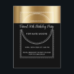 Virtual Birthday Partyメタリック金ゴールドオンブラック50th インビテーションポストカード<br><div class="desc">中央のマーキースタイルバナーのバーチャル50thバースデーパーティーのハガキの招待状で、黒い背景に金属製の金ゴールドを付け、対照的なサンセリフの書体のトレンディー白のスクリプトタイプ。華フォーマルやかなスタイル。マーキーのバナーはあなたの誕生日バッシュのためのドラマのtouchを追加する。この招待状を任意の年齢に合わせてカスタマイズする。21素晴らし、30、40、50、60、80、90以上。おカスタマイズ客様の年齢とライブビデオ情報で。</div>