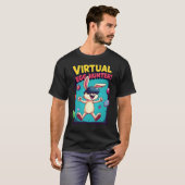 Virtual Egg Hunter - Funny Gamer Bunny Vr Easter G Tシャツ (正面フル)