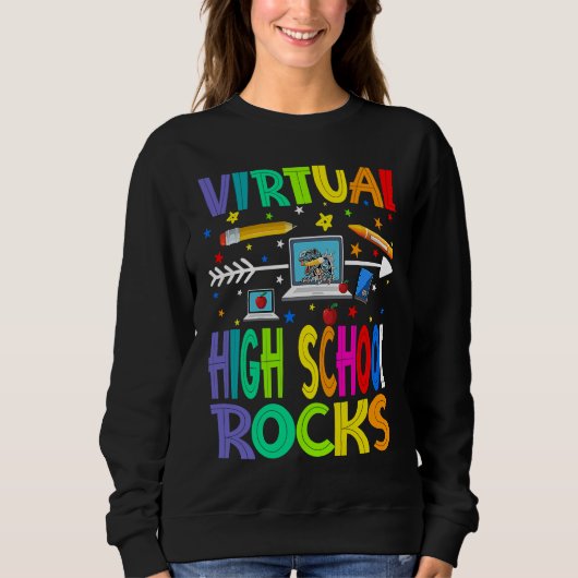 Virtual High School Rocks Back To School スウェットシャツ (正面)