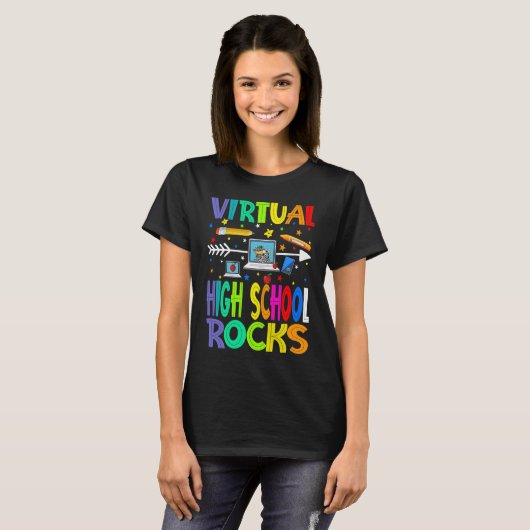 Virtual High School Rocks Back To School Tシャツ (正面フル)