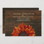 Virtual Live Stream結婚のひ素朴まわり 招待状 (正面/裏面)