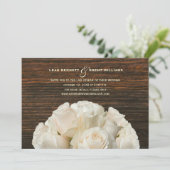 Virtual Live Stream's 結婚 White 素朴 Roses（バーチャルライブスト 招待状 (スタンド正面)