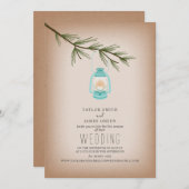 Virtual Live Stream's Blue Lantern Evergreen結婚（仮想ラ 招待状 (正面/裏面)