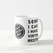 Virtual Meetingのロゴが見つかりません コーヒーマグカップ (正面右)