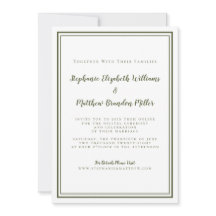 Virtual Online Cyberのオリーブ結婚グリーンシンプル