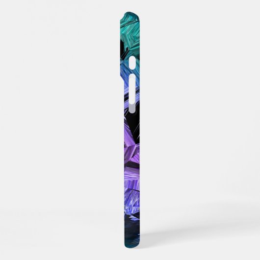 virtual reality, dark crystal gradient : iPhoneケース (左側面)