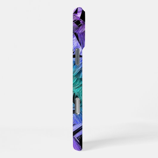 virtual reality, dark crystal gradient : iPhoneケース (右側面)