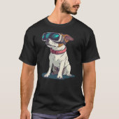 Virtual Reality Dog Graphic for an Amazing Style Tシャツ (正面)