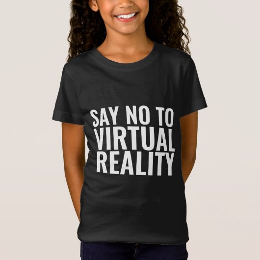 VIRTUAL REALITY SAY NO KIDS T-SHIRTS Tシャツ (正面)