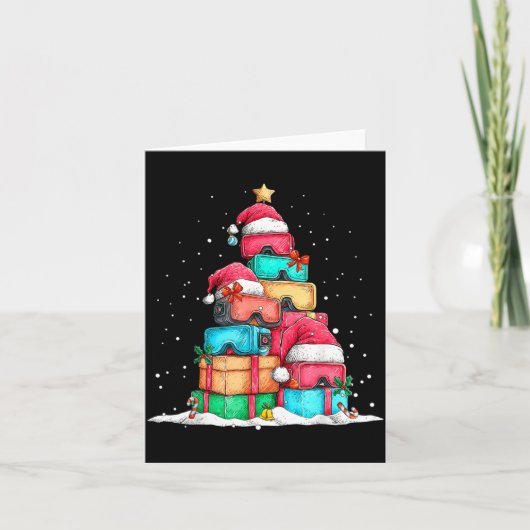 Virtual Reality Vr Gles Le Gaming Old School Gamer カード (正面)