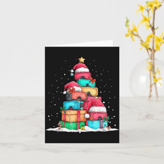 Virtual Reality Vr Gles Le Gaming Old School Gamer カード (黄色い花)