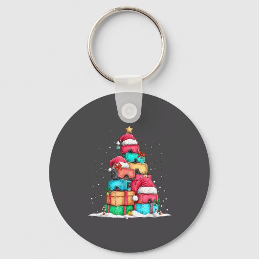 Virtual Reality Vr Gles Le Gaming Old School Gamer キーホルダー (正面)