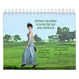 Virtual Vacations: Veda in the USA, 2026 Calendar カレンダー