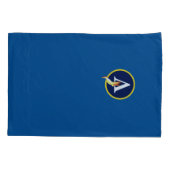 VIRTUE HEROESキャラクターピローケース – 青 枕カバー (裏面)