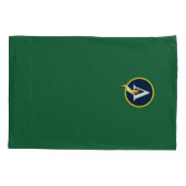 VIRTUE HEROESピローケース – 緑 枕カバー (裏面)