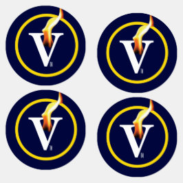 VIRTUE HEROES V-flame Iron-on Clothingラベル ラベル