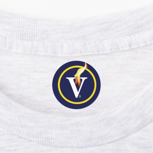 VIRTUE HEROES V-flame Iron-on Clothingラベル ラベル (貼付)