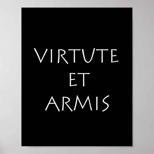 Virtute et arms ポスター (正面)