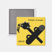 Virtute et arms SWATマグネット マグネット (正面/裏面)
