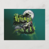 Virunga Mountain Gorilla ポストカード (正面)