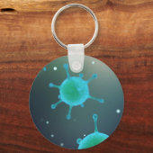 Virus Magnified キーホルダー (正面)