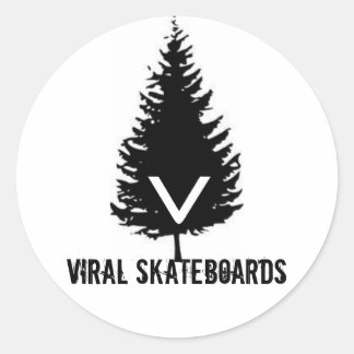 VirusLogoSticker ラウンドシール