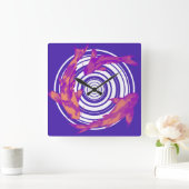 Vis スクエア壁時計 (ホーム)