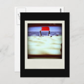 Vis-à-visバリエーション3Dコンピュータアート黒のポストカード ポストカード (正面/裏面)