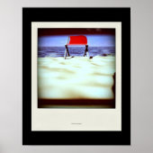 Vis-a-vis variation 3D Computer Artブラックポスター ポスター (正面)