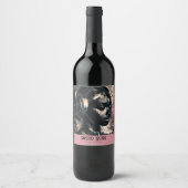 Visage au repos, BHM, ワインラベル (正面)