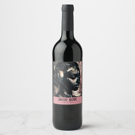 Visage au repos, BHM, ワインラベル (正面)