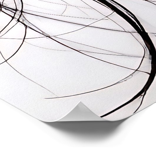 Visage de porcelaine regard d'âme fêlée.  ポスター (角)