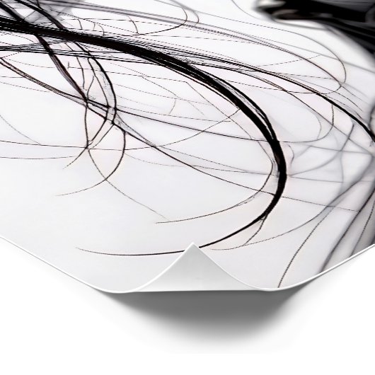 Visage de porcelaine regard d'âme fêlée. ポスター (コーナー)